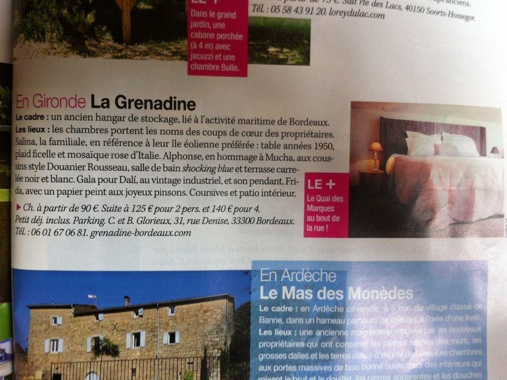 Bed and Breakfast La Grenadine à Bordeaux Extérieur photo